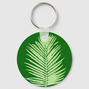 palm tree key ring