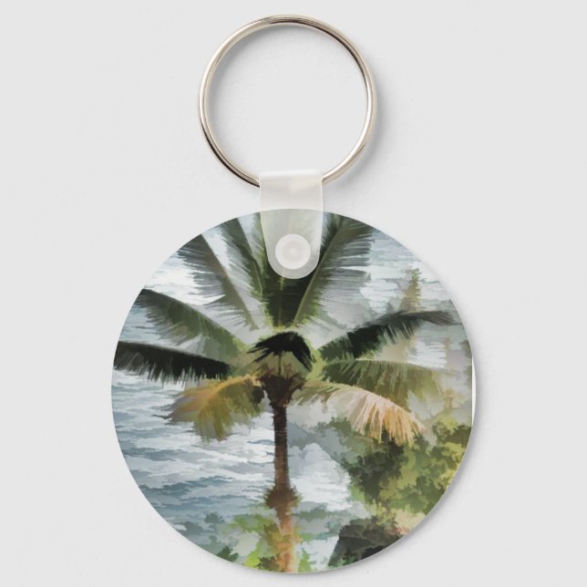 Palm Tree Key Ring (Front)