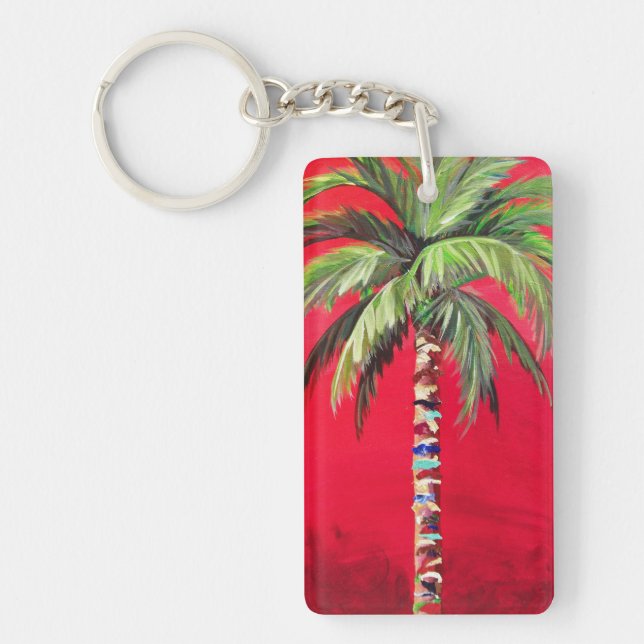 Palm Tree Keychain (Front)