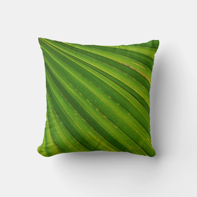 Palm tree leaf james palm trees cushion (Front)