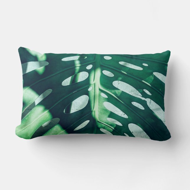 Palm tree Leaf Pillow (Front)