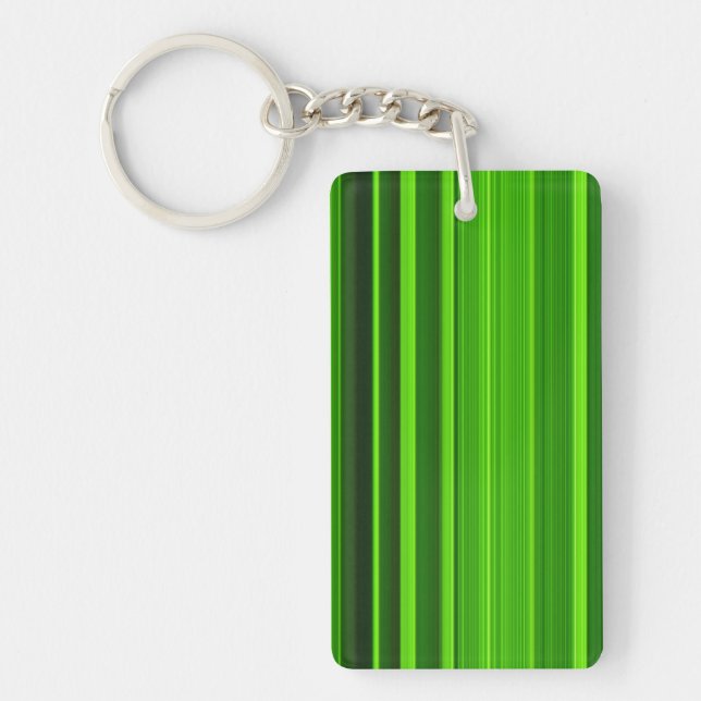 Palm Tree Leaf Texture Key Ring (Front)
