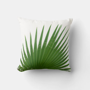Palm tree leaves cushion