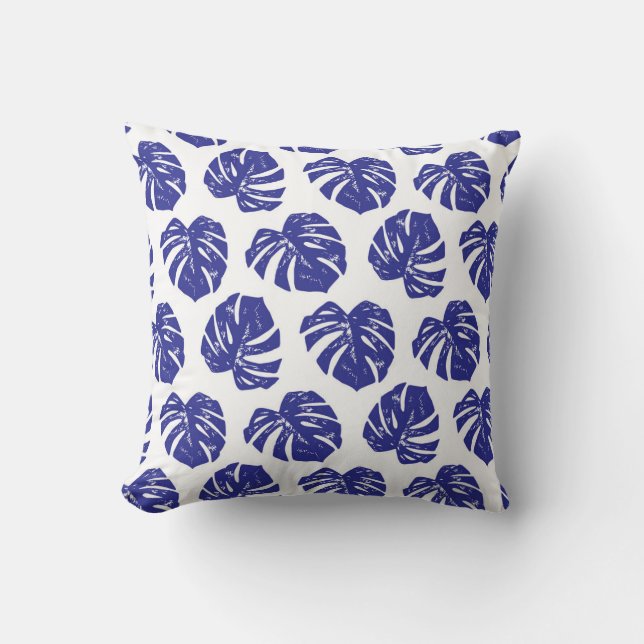 Palm Tree Leaves: Natural Pattern Cushion (Front)