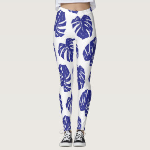 Palm Tree Leaves: Natural Pattern Leggings
