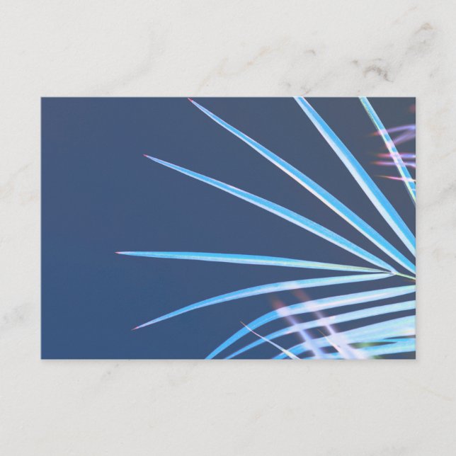 Palm Tree Leaves Sketch Minimalism Enclosure Card (Front)
