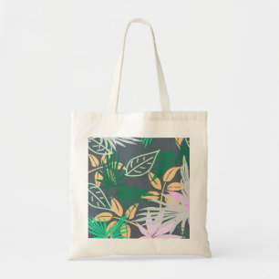 Palm Tree Leaves Tropical Pattern Tote Bag