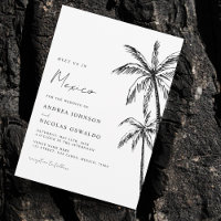 Palm Tree Meet Us in Travel Destination Wedding