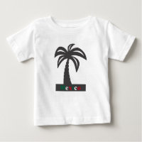 Palm Tree (Mexico Vacation) - Baby Fine Jersey T-S