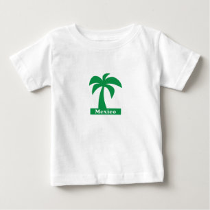 Palm Tree (Mexico Vacation) - Baby Fine Jersey T-S T-Shirt