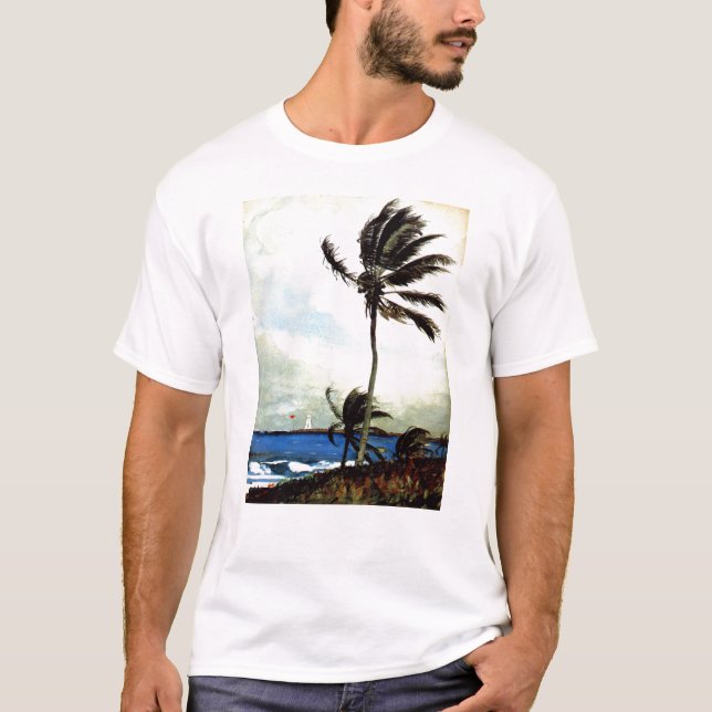 'Palm Tree-Nassau' T-Shirt (Front)