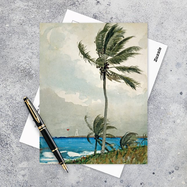 Palm Tree Nassau Winslow Homer Postcard (Creator Uploaded)