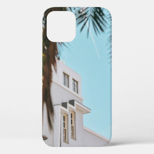 Palm tree near white concrete building iPhone 12 case