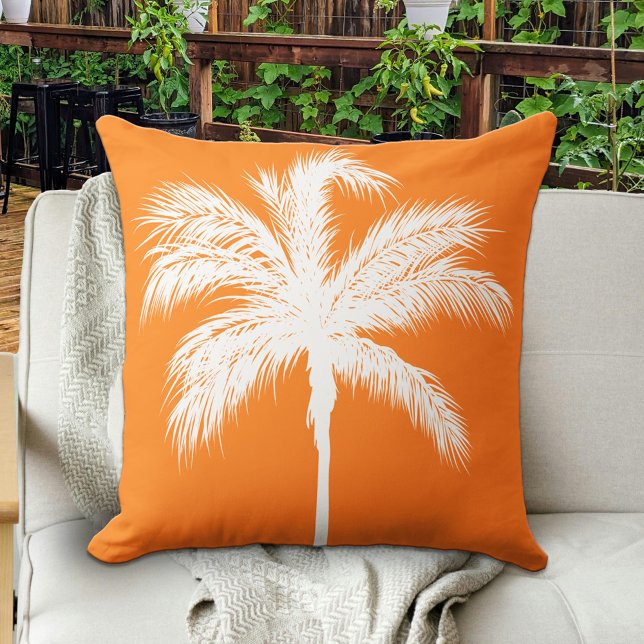 Palm Tree Orange Cushion (Creator Uploaded)