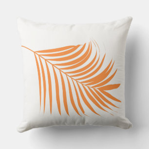 Palm Tree Orange Pink Custom Colour Tropical Art Cushion