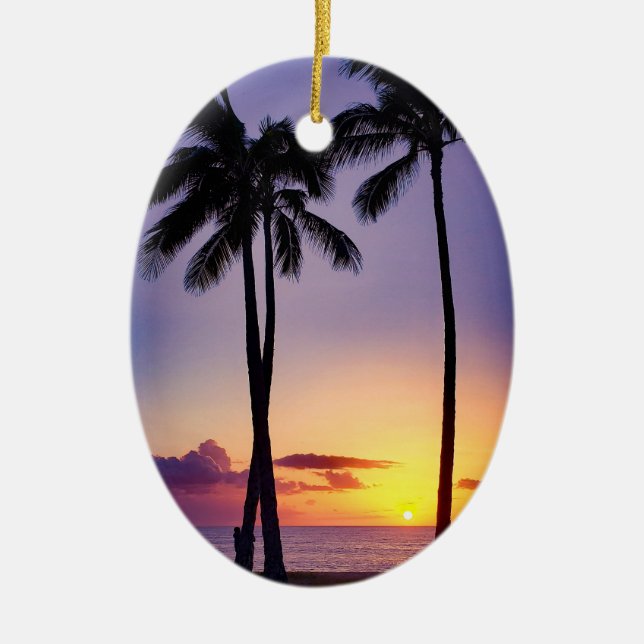 Palm Tree Ornament (Front)
