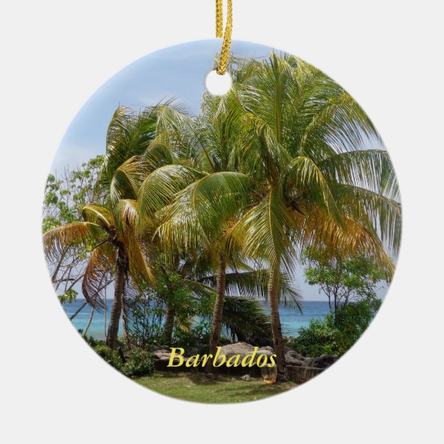 Palm Tree Ornament (Front)