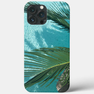 palm tree over the water iPhone 13 pro max case