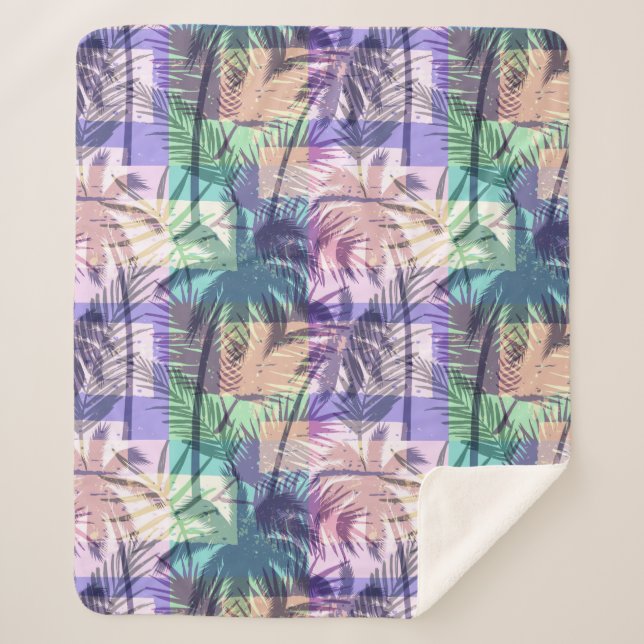 Palm Tree Pattern blankets (Front)