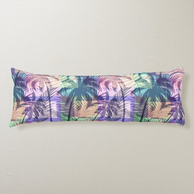 Palm Tree Pattern body pillows (Front)