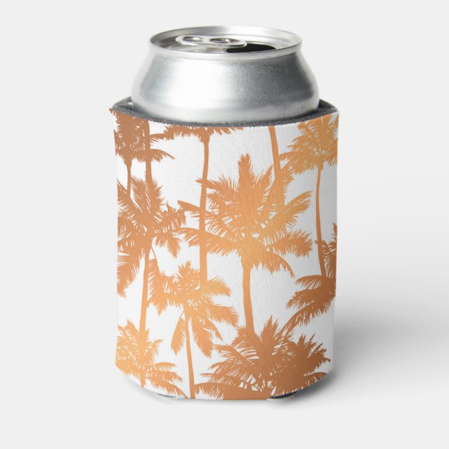 Palm Tree Pattern Can Cooler (Can Back)