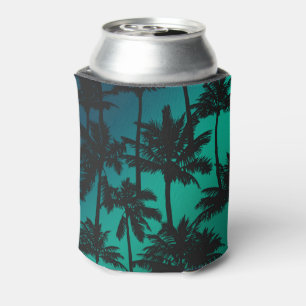 Palm Tree Pattern Can Cooler