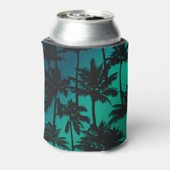 Palm Tree Pattern Can Cooler (Can Back)