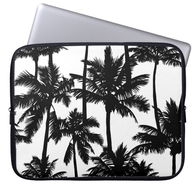 Palm Tree Pattern Laptop Sleeve (Front)