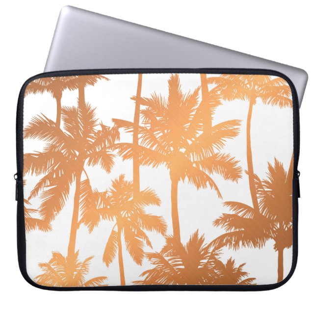 Palm Tree Pattern Laptop Sleeve (Front)