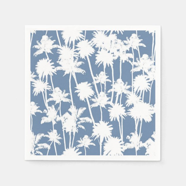 Palm tree pattern napkin (Front)