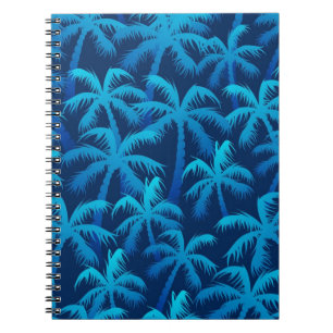 Palm tree pattern notebook