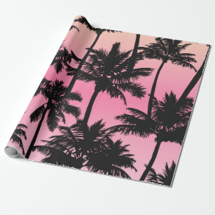 Palm Tree Pattern Wrapping Paper