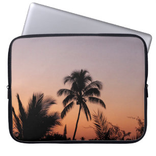 Palm tree photo laptop sleeve