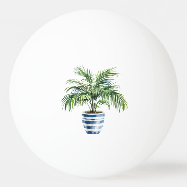 Palm Tree Ping Pong Ball (Front)