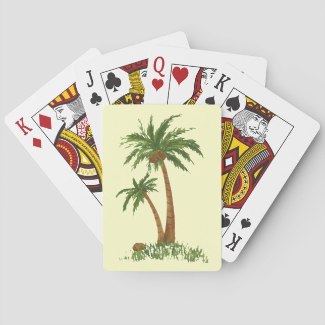 Palm Tree Playing Cards (Back)