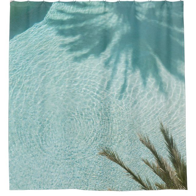 Palm Tree Pool Dream #2 #wall #art  Shower Curtain (Front)