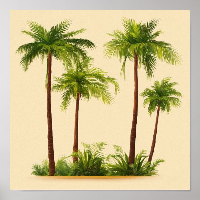 palm tree posters  (Front)