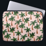 Palm Tree Print 13" Laptop Sleeve<br><div class="desc">Hand painted palm tree pattern design by Shelby Allison.</div>