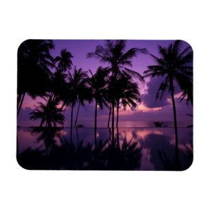 Palm Tree Reflection Magnet