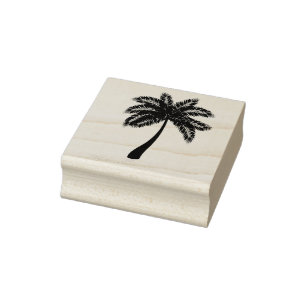 Palm Tree Rubber Stamp