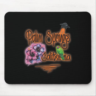 Palm Tree Santa Surfing Summer Christmas At The Be Mouse Pad