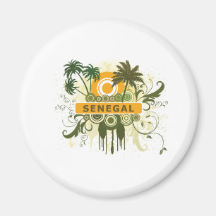 Palm Tree Senegal Magnet