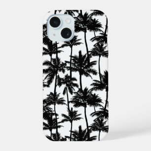Palm Tree Shadow Pattern iPhone 15 Case