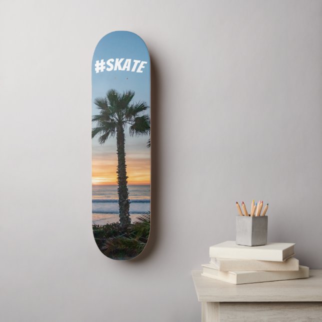 Palm Tree Skateboard (Wall Art)