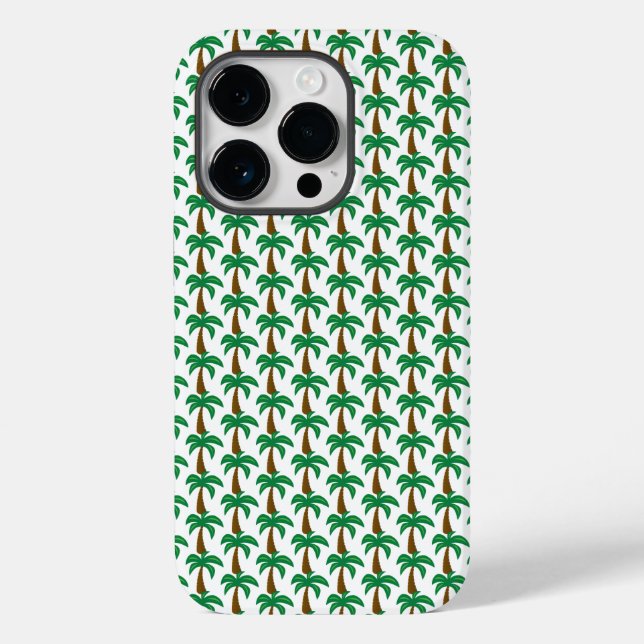 Palm Tree - Speck Presidio iPhone 14 Pro Case (Back)