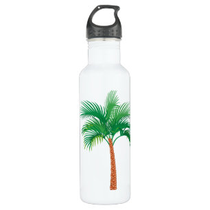 Palm Tree Stainless Steel Water Bottle