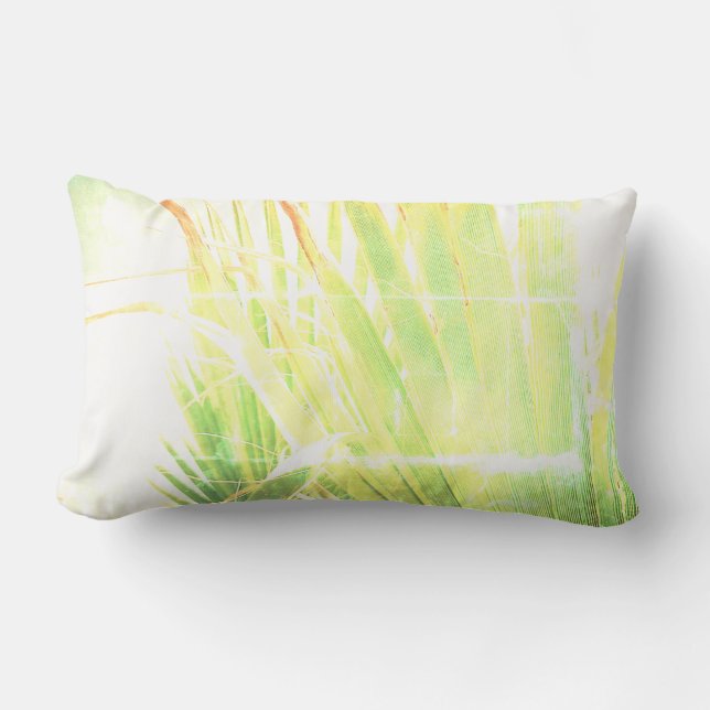 Palm Tree Summer Beach Vibes Cushion Pillow (Front)