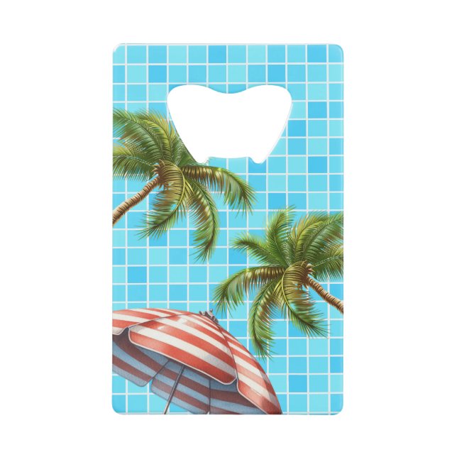 Palm Tree Sun Umbrella Summer (Front)