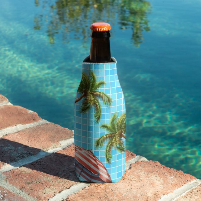 Palm Tree Sun Umbrella Summer Bottle Cooler (In Situ Pool)