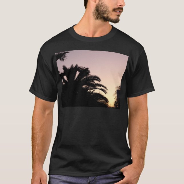 Palm Tree Sunset #2 T-Shirt (Front)